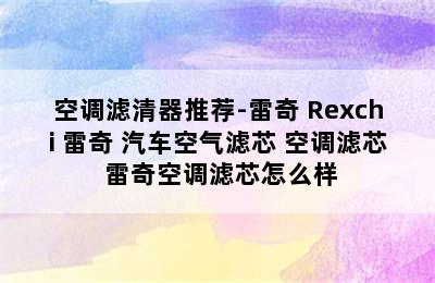 空调滤清器推荐-雷奇 Rexchi 雷奇 汽车空气滤芯+空调滤芯 雷奇空调滤芯怎么样